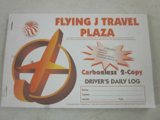  Plaza Truck Drivers Carbonless 2 Copy Daily Log Book New USA