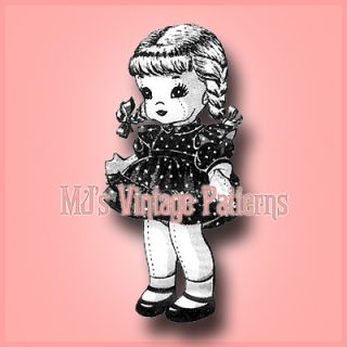  Fabulous Vintage Girl Doll Pattern