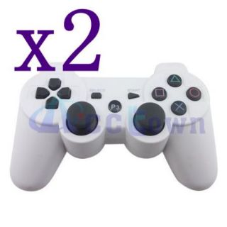 Two Wireless Bluetooth Dual Shock 6 Axis Game Controller for
