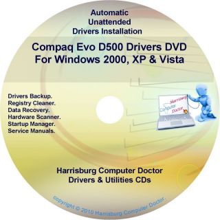 Compaq EVO D500 Drivers Restore HP Disc Disk CD DVD