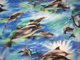 Dolphins Under The Sea Ocean Valance