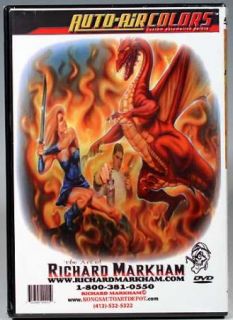 Fire DVD by Richard Markham Auto Air Airbrush Paint