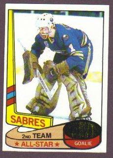 1980 81 Topps Hockey Don Edwards All Star 92 Buffalo Sabres NM MT