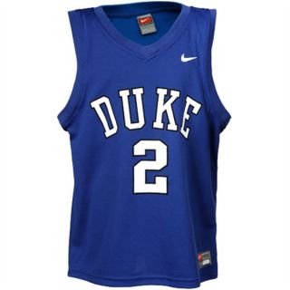Duke Nolan Smith Nike Basketball Blue Jersey Sz Youth L