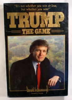 Donald Trump The Game by Milton Bradley Vintage Collectible Board