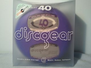 Discgear Discus 40 Double Sided Storage New in Box Purple