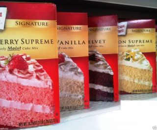 Duncan Hines Signature Classic Moist Deluxe Cake Cupcake Mix 16 Flavor
