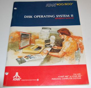  400 800 XL XE 8 Bit Computer Disk Operating System II Reference Manual