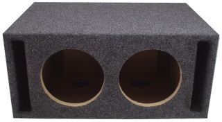 Dual 10 inch Vented Sub Box Ported Subwoofer 40 Port