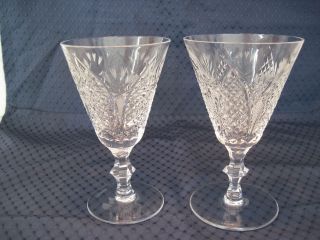 White Wine Glasses Goblets Waterford Crystal DUNMORE pattern