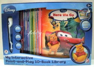 DISNEY My Interactive Point and Play 10 Book Library with Reader Pen