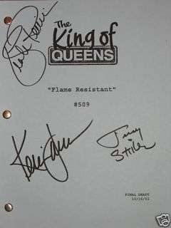 The King Of Queens Signed TV Script X3 Kevin James Jerry Stiller