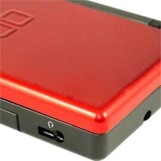 Brand New Crimson Red Black Nintendo DS Lite Handheld Game Console