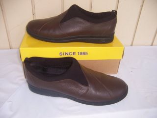 Duck Head Erin Mahogany Brown Leather Upper Flat Shoes Size 10N
