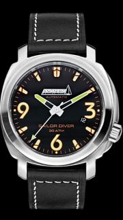 ANONIMO SAILOR DIVER MENS WRISTWATCH ~ HANDCRAFTED IN FIRENZE ITALY