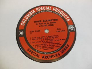 Duke Ellington Dance to Duke at The BAL Masque Columbia CS 8098 re