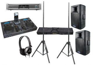 Cortex DMIX 600 Pro DJ iPod Music Mixer Behringer EPQ2000 Amp 2 DLS 15