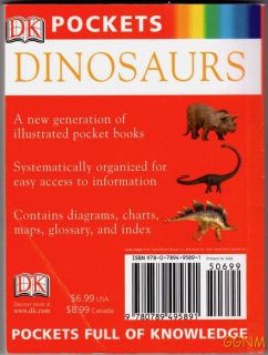 Dorling Kindersley Pocket Series Dinosaurs Book DK Children Reference
