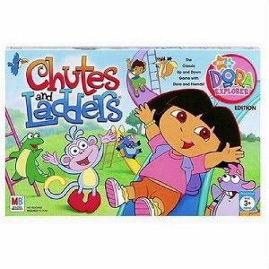 DORA THE EXPLORER CHUTES AND LADDERS BOARD GAME ENGLISH & SPANISH