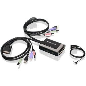 IOGEAR GCS932UB 2 Port USB DVI D KVM w Audio