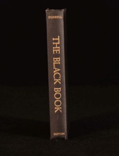 1960 The Black Book by Lawrence Durrell with Dustwrapper First Edition