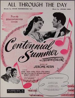 All Through The Day Hammerstein Kern Centennial Summer Jeanne Crain