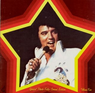 Elvis Presley 1974 Red Star Concert Tour Program Book