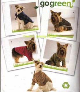 Dog Clothes Uncut Simplicity Sewing Pattern 2695 Clothing 3 Sizes Pet