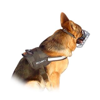  nylon harness for police, service, rescue, sport or schutzhund dog