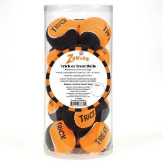 Zanies Trick or Treat Tennis Balls Dog Toys Great for Halloween Pet