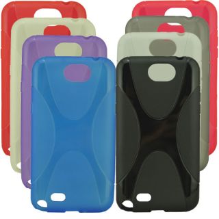 line TPU Gel Cover Case For Samsung Galaxy Note II 2 Note2 N7100