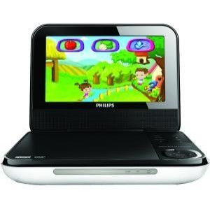  inch LCD Portable DVD Player with Wireless Game Control White