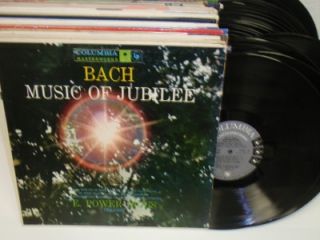 POWER BIGGS Bach: Music Of Jubilee LP Columbia ML 4435 6 eye Vinyl