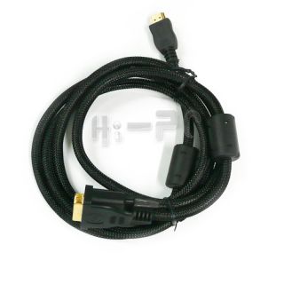 6ft HDMI to DVI Cable for HDTV PC Moitor LCD Comptuer