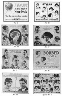 1924 Flapper Prohibition Era Book Tonsorial Artist Beautician Haircut