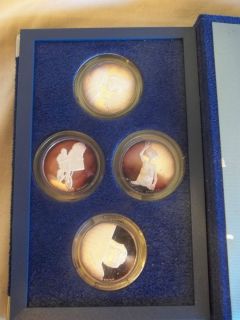 ET THE EXTRA TERRESTRIAL LIMITED EDITION SILVER SET 4 COINS 999