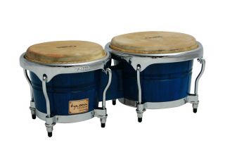  Quality Concerto Series Blue Latin Bongo Percussion Drums Set