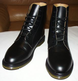 Dr Martens Airwair Drury Boots Kensington Collection 7 Eye Black US 8