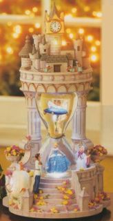 LOOK Disney Cinderella Hourglass Musical Light Up Snowglobe