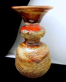 Dryden Original Pottery Vase Signed ARS Orig Sticker