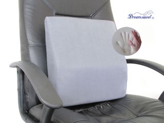 Memory Foam Seat Cushion Posture Aid Lumbar Back Support Home Office