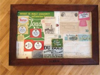 RARE Collection Pre Prohibition Du Bois Brewing Company Framed Sign