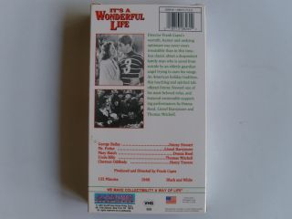  Life VHS Movie Video Tape James Stewart Donna Reed Uncut