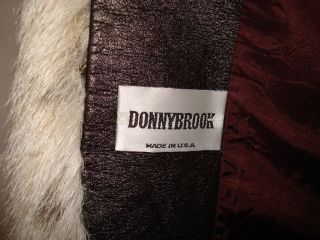 Donnybrook Black and White Faux Lynx Fur Coat