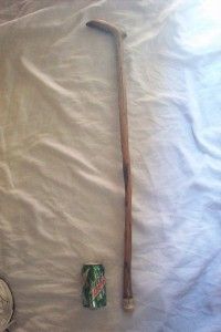 Old Adirondack Style Walking Stick / Cane   Carved Tree Branch