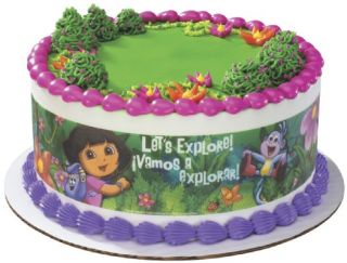 Dora The Explorer Edible Image Designer Cake Decoration