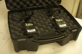 Eartec 2 Simultalk 24g Beltpacks with Cyber Headsets Wireless Intercom