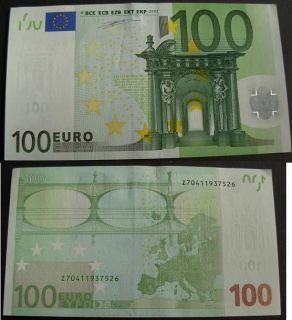 Belgium Banknote 100 Euro Note Duisenberg AU UNC T001