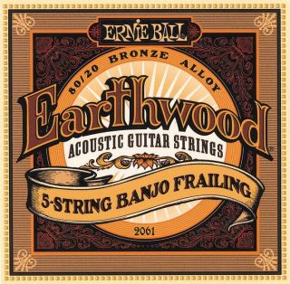  2061 Earthwood 80 20 Bronze 5 String Banjo Frailing Strings Free Ship