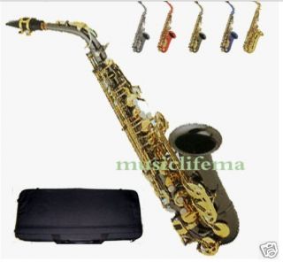 Advanced Colourful Plated Alto Saxophone Kit EB Key